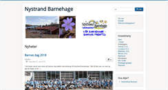 Desktop Screenshot of nystrandbarnehage.no